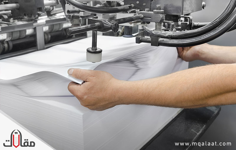 مراحل صناعة الورق